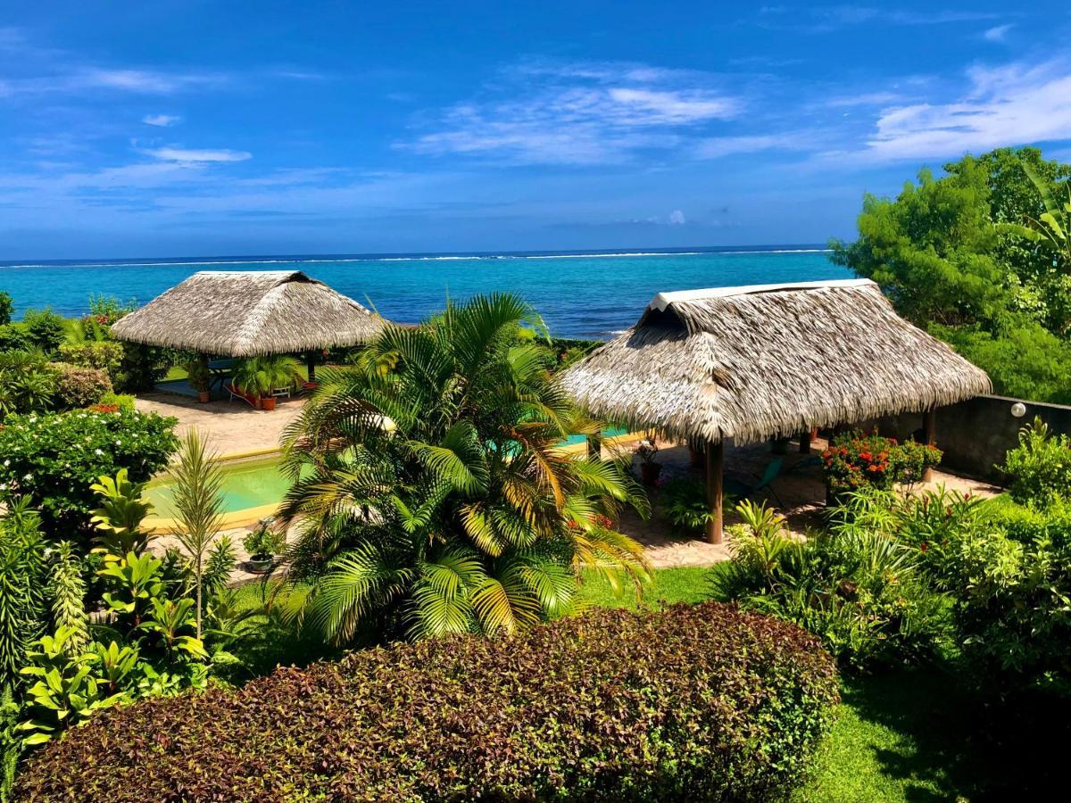 Superbe Bord De Mer, Acces Lagon Et Piscine Privee Paea Exterior foto