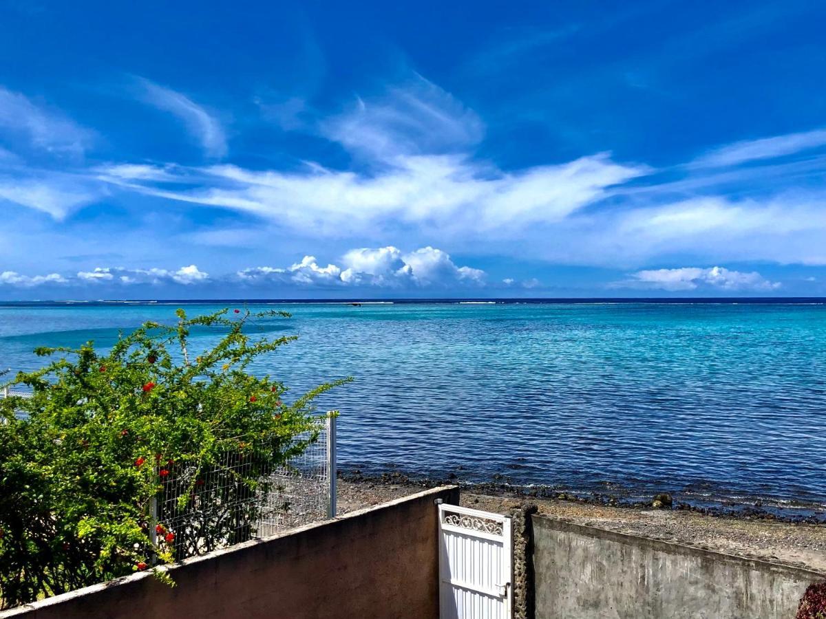 Superbe Bord De Mer, Acces Lagon Et Piscine Privee Paea Exterior foto