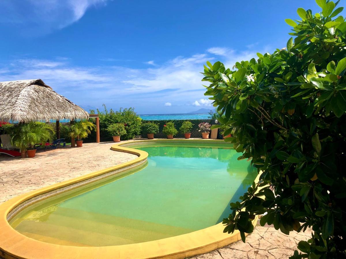 Superbe Bord De Mer, Acces Lagon Et Piscine Privee Paea Exterior foto